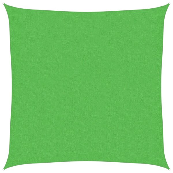 vidaXL Voile d'ombrage 160 g/m² Vert clair 3x3 m PEHD