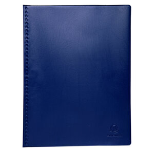 Porte-Vues PVC 20V VEGA Opaque Bleu x 10 EXACOMPTA
