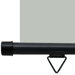 vidaXL Auvent latéral de balcon 65x250 cm Gris