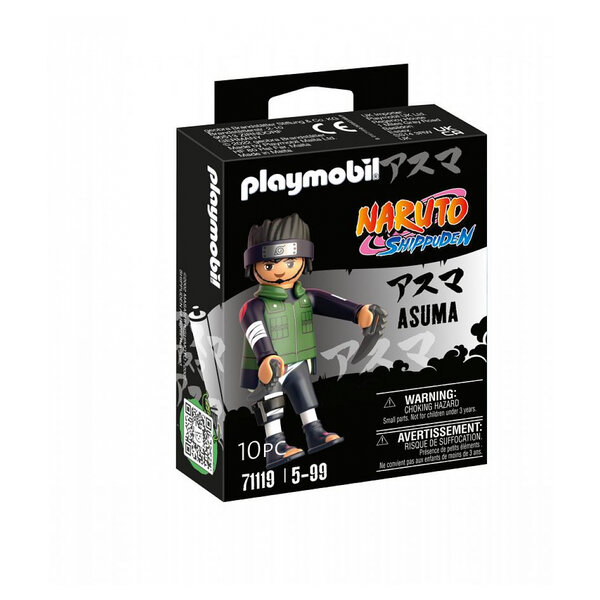Figurine Asuma de Naruto Shippuden avec Lames de Chakra et Bandeau Frontal