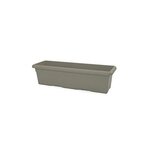 PLASTIKEN Jardiniere rectangulaire - 60 X 33 cm - Taupe