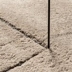 vidaXL Tapis HUARTE à poils courts doux et lavable sable 120x170 cm
