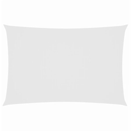 vidaXL Voile de parasol tissu oxford rectangulaire 2x4 5 m blanc