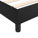 vidaXL Cadre de lit Noir 80x200 cm Similicuir