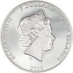 Monnaie en argent 5 dollars g 31.1 (1 oz) millésime 2023 second skin 1