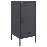 vidaXL Buffet anthracite 36x39x79 cm acier laminé à froid