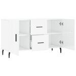 vidaXL Buffet blanc brillant 100x36x60 cm bois d'ingénierie