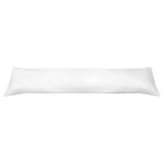 vidaXL Oreiller de dormeur latéral 40 x 145 cm Blanc