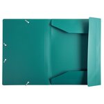 Chemise À Élastique 3 Rabats Polypropylène 4/10e Opaque Eco - A4 - Vert - X 30 - Exacompta