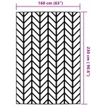 vidaXL Tapis d'extérieur Gris 160x230 cm PP