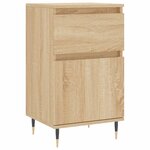 vidaXL Buffets 2 Pièces chêne sonoma 40x35x70 cm bois d'ingénierie