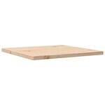 vidaXL Dessus de table 50x50x1 7 cm carré bois de pin massif