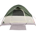 vidaXL Tente de camping à dôme 3 personne vert imperméable