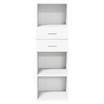 vidaXL Buffet haut blanc 40x42 5x124 cm bois d'ingénierie