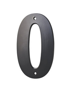THIRARD - Chiffre 0 à visser alliage H.80mm noir - THIRARD