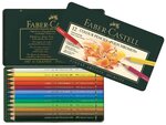 Boîte métal de 24 Crayons de couleur Polychromos FABER-CASTELL