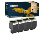 Qualitoner x4 toners 71b20k0 +71b20c0 + 71b20m0 + 71b20y (noir + cyan + magenta + jaune) compatible pour lexmark