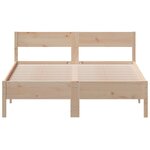 vidaXL Cadre de lit sans matelas 160x200 cm bois massif de pin