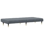 vidaXL Ensemble de canapés 2 Pièces gris foncé velours