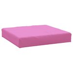 vidaXL Coussin de palette rose 60x60x8 cm tissu oxford