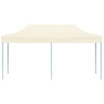 vidaXL Tente pliable 3 x 6 m Blanc crème