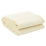 vidaXL Tapis de sol de camping crème 3x3 m