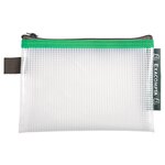 Pochette À Fermeture Éclair En Plastique Souple - Couleurs Assorties - X 10 - Exacompta