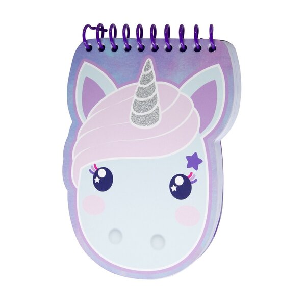Candy Cloud - Carnet à Spirales Tête de Licorne - 10.4 x 13.8 cm - Twinkles
