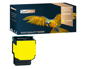 Qualitoner toner x 1 74c2sy0 jaune compatible pour lexmark