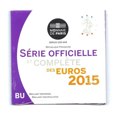 Coffret série euro BU France 2015