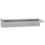 vidaXL Déversoir pour cascade avec LED RVB Inox 45 cm