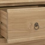 vidaXL Commode 56x30x80 cm Bois massif de teck