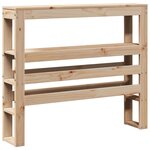 vidaXL Cadre de lit sans matelas 90x190 cm bois de pin massif