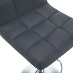 vidaXL Tabourets de bar lot de 2 gris similicuir