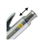 Portemines graphgear 1000 mine 0 9 mm argent jaune x 12 pentel