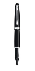 Waterman stylo roller expert pointe fine noir mate recharge noire pointe fine coffret cadeau