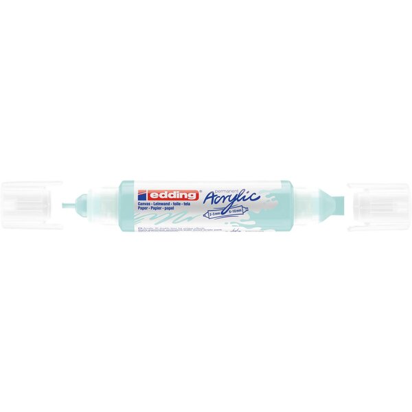 Marqueur acryl 3d dble pointe 5400 bleu pastel 2-3 mm  5-10 mm EDDING