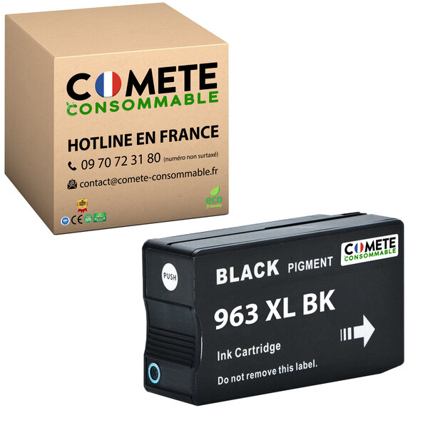 CARTOUCHE 963XL pack de 1 Cartouche Compatible avec HP COMETE, Entreprise française