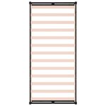 vidaXL Cadre de lit Noir 90x200 cm Bois massif