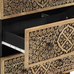 vidaXL Armoire latérale 60x33x75 cm bois massif de manguier