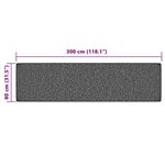 vidaXL Tapis intérieur extérieur à poils courts 80x300 cm antidérapant