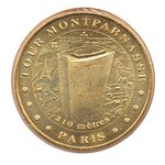 Mini médaille monnaie de paris 2008 - tour montparnasse