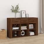 vidaXL Buffet Chêne marron 100x30x59 5 cm Bois d'ingénierie