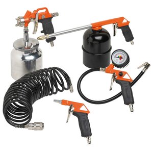BLACK+DECKER Accessoires à air 5 Pièces 1 L