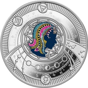 Pièce de monnaie en Argent 500 Francs g 10 Millésime 2025 Zodiac Signs 2025 VIRGO