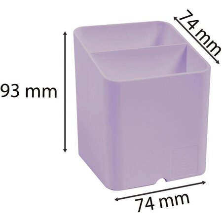 Pot à crayon EXACOMPTA PEN-CUBE mauve pastel