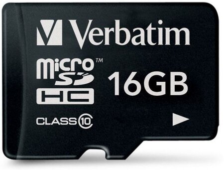 Carte mémoire Micro Secure Digital ( micro SD) Verbatim 16 Go SDHC