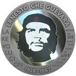 Pièce de monnaie en Argent 100 Francs g 31.1 (1 oz) Millésime 2023 ERNESTO CHE GUEVARA