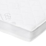 vidaXL Sur-matelas 180 x 200 cm Mousse de gel 7 cm