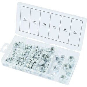 Ks tools assortiment d'écrous autobloquants unc 100 pcs
